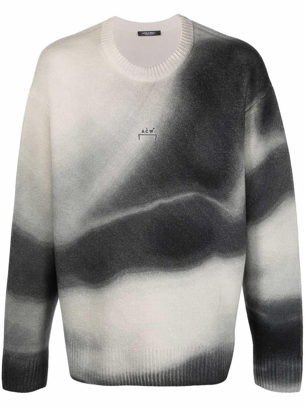 tie-dye wool jumper - 1