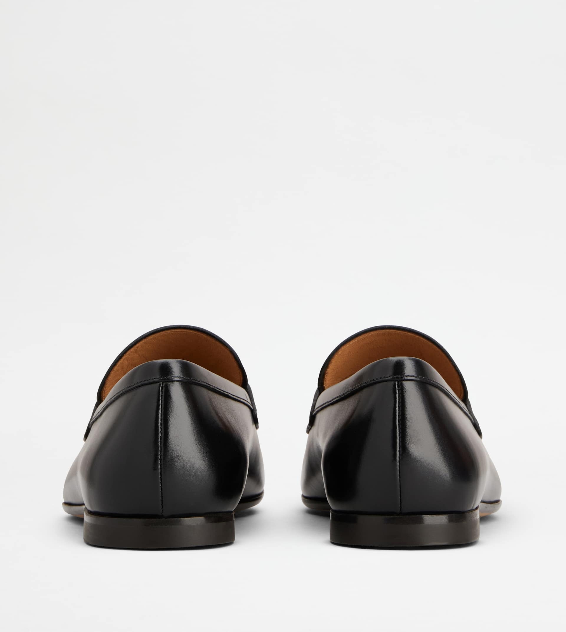 LOAFERS IN LEATHER - BLACK - 3