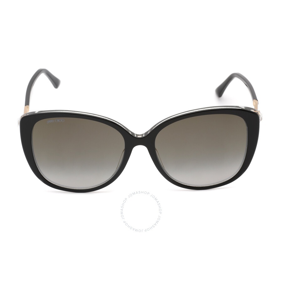 Jimmy Choo Grey Gradient Cat Eye Ladies Sunglasses ALY/F/S 0AE2/FQ 57 - 2