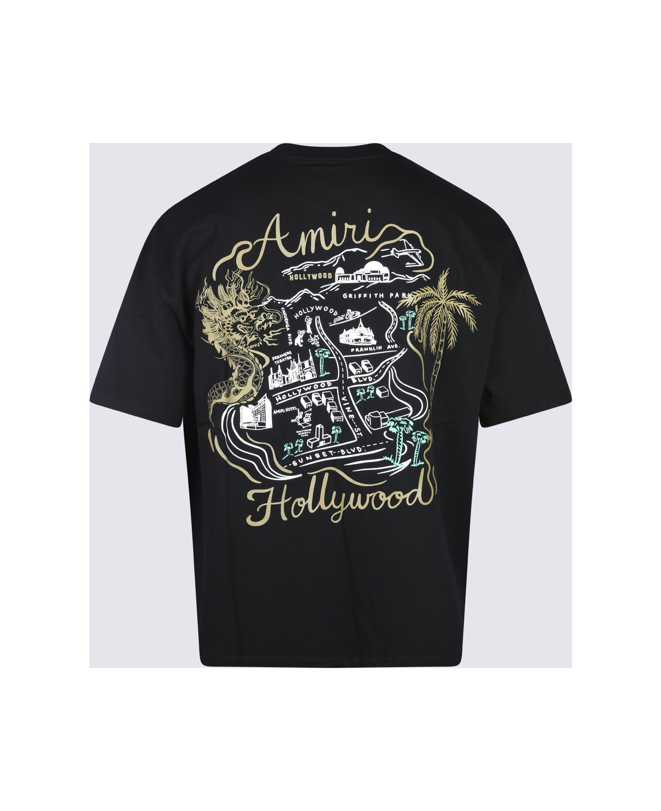 Black Cotton T-shirt - 2