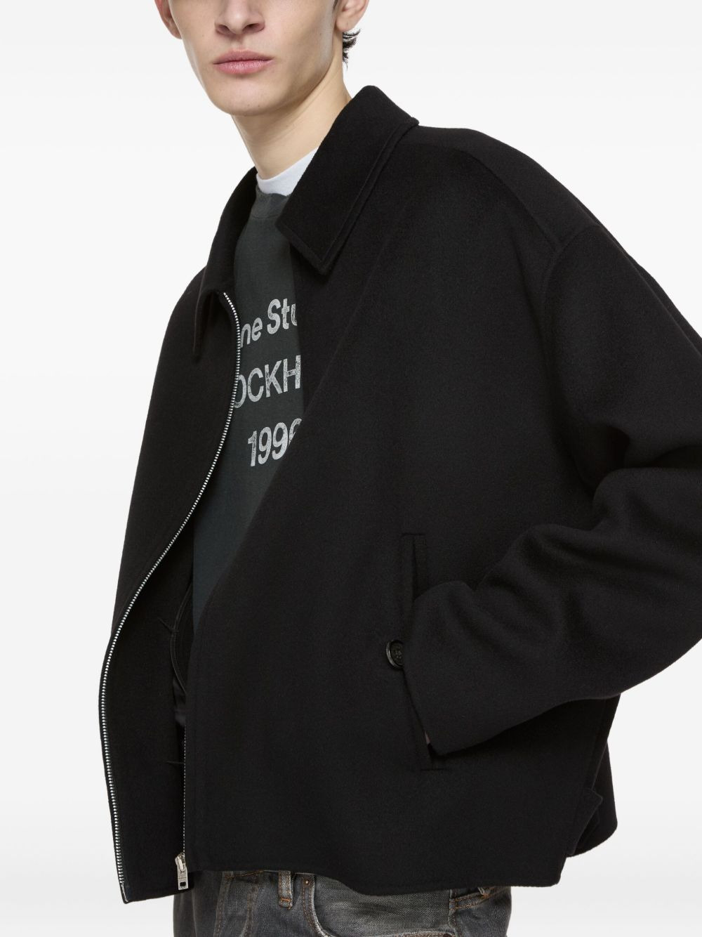 zip-front jacket - 4