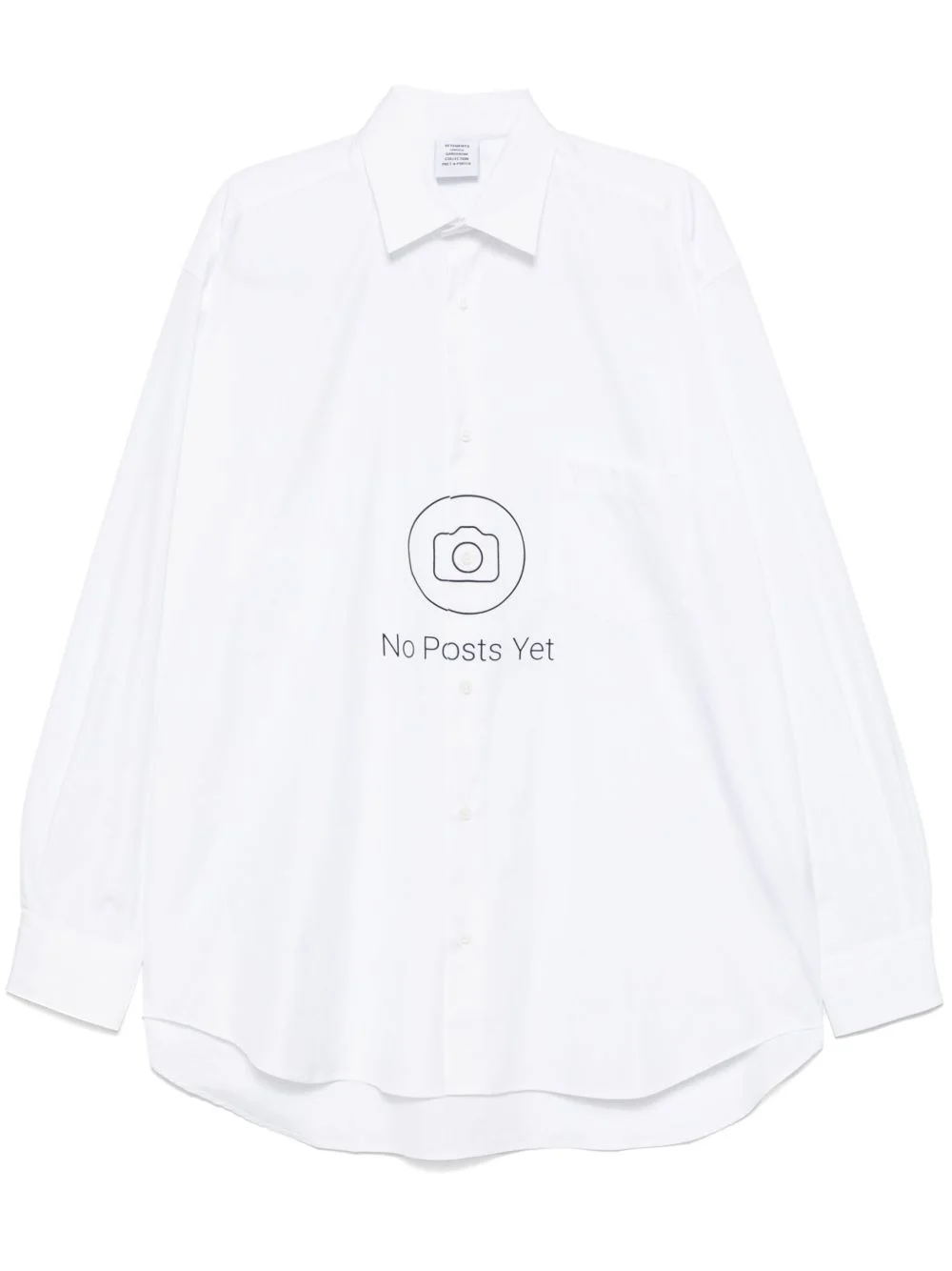 graphic-print shirt - 1