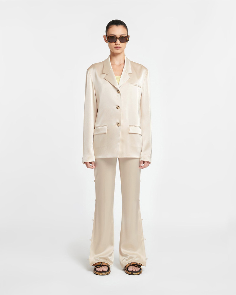 Nanushka Slip Satin Blazer outlook
