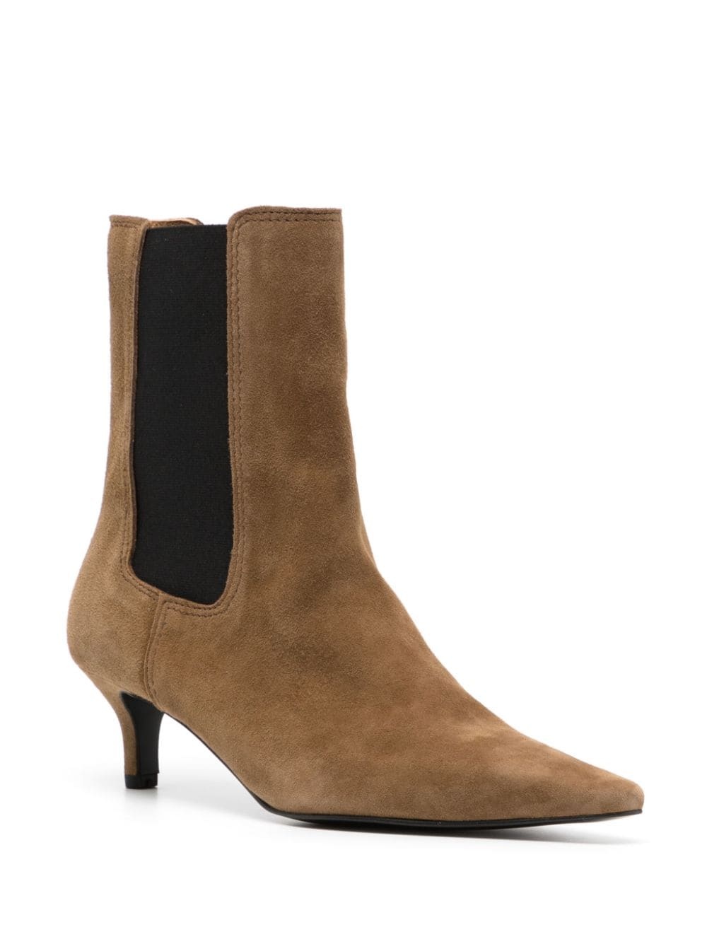 pointed-toe 45mm suede boots - 2