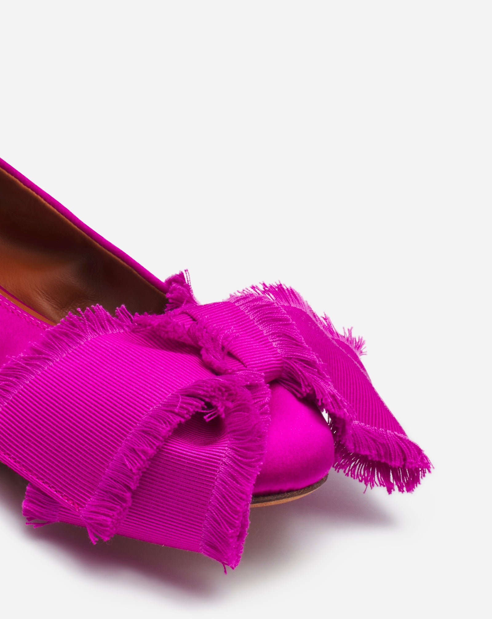 BALLERINA FLAT WITH A SATIN BOW - 5