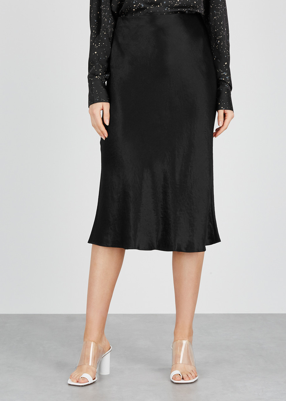 Hammered satin skirt - 2