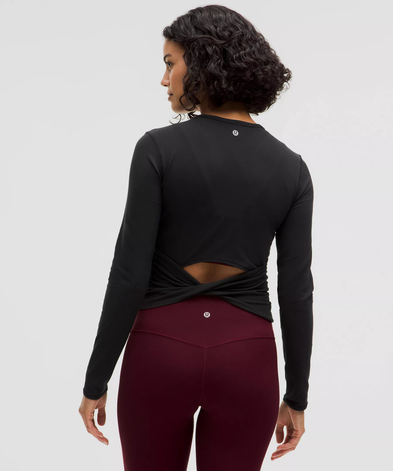 lululemon All It Takes Back-Twist Ribbed Long-Sleeve Shirt outlook
