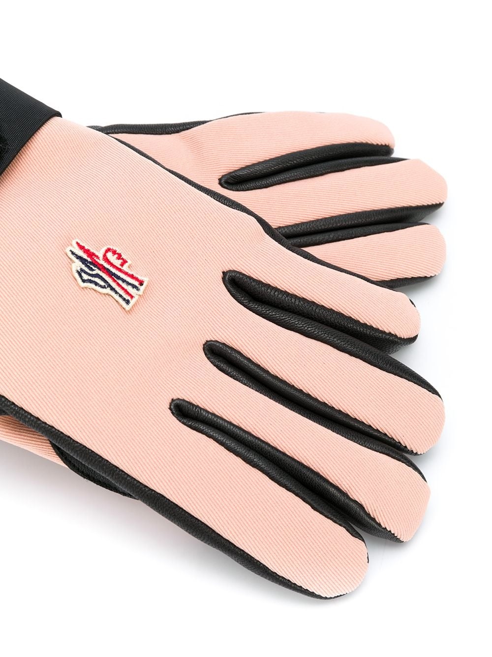 logo patch touch strap gloves - 2