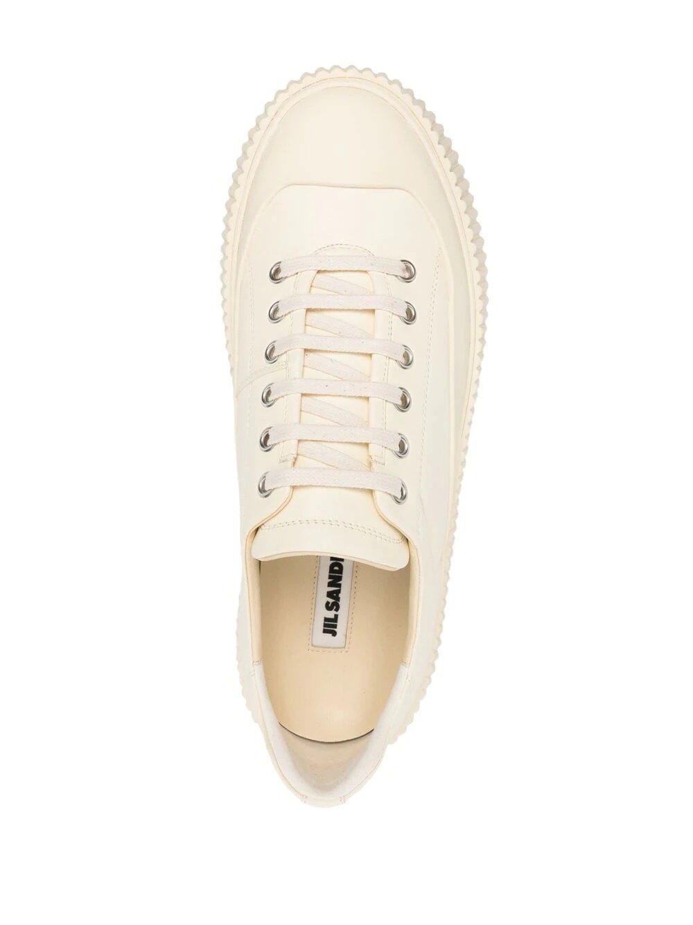 low-top platform sneakers - 4