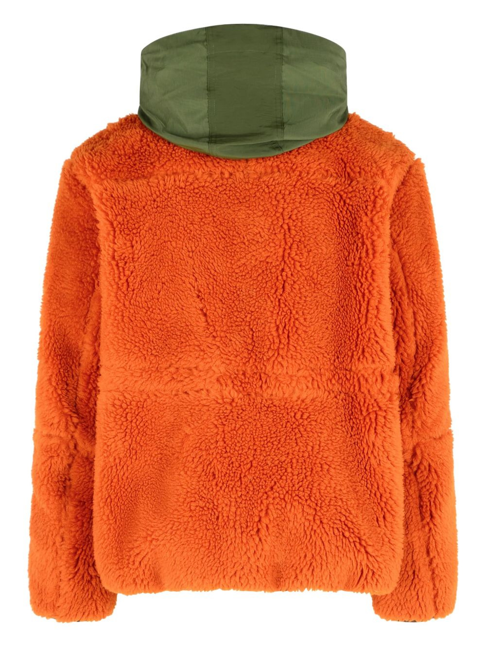 hood sherpa jacket - 2