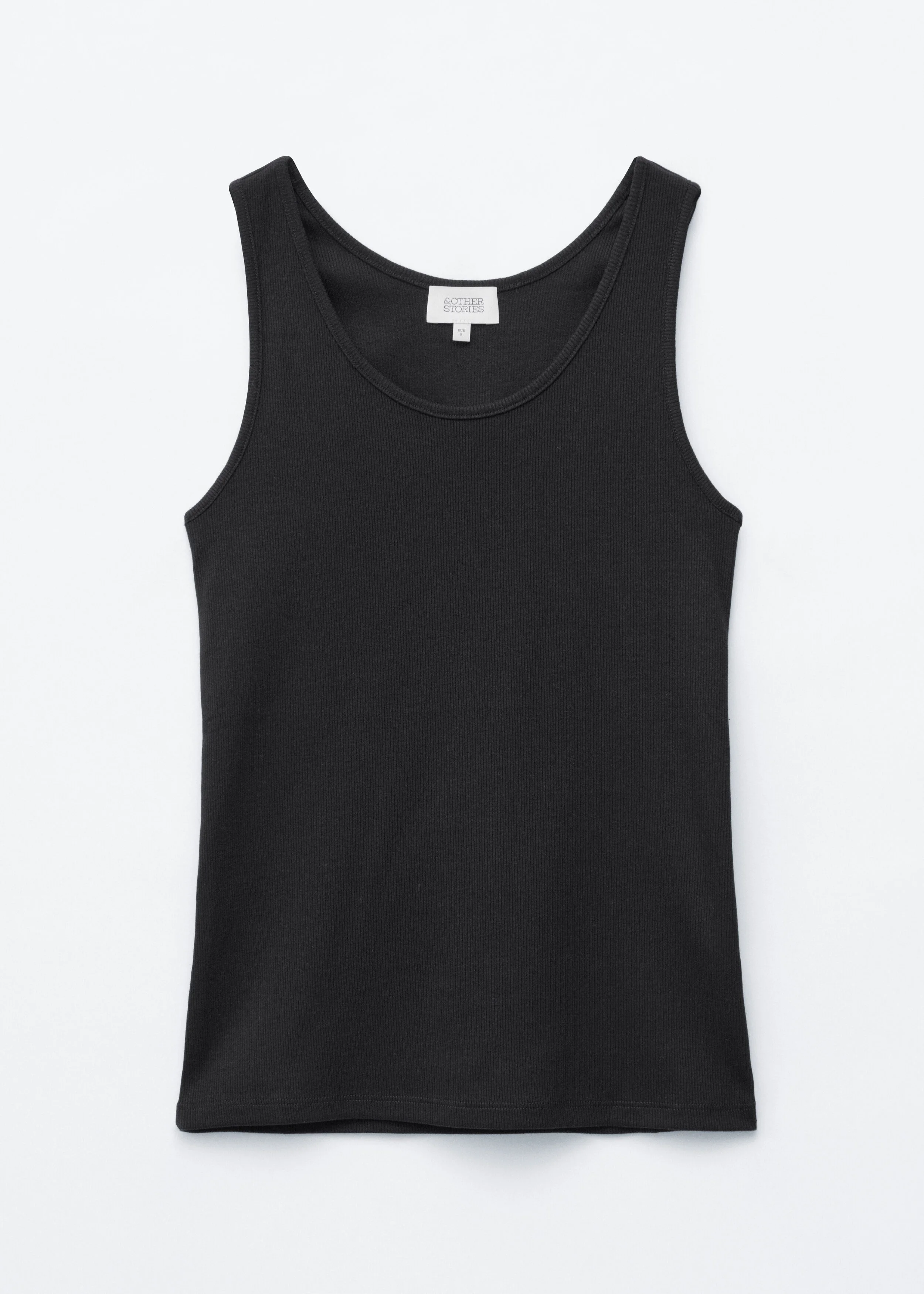 Ribbed Cotton Tank Top - 1