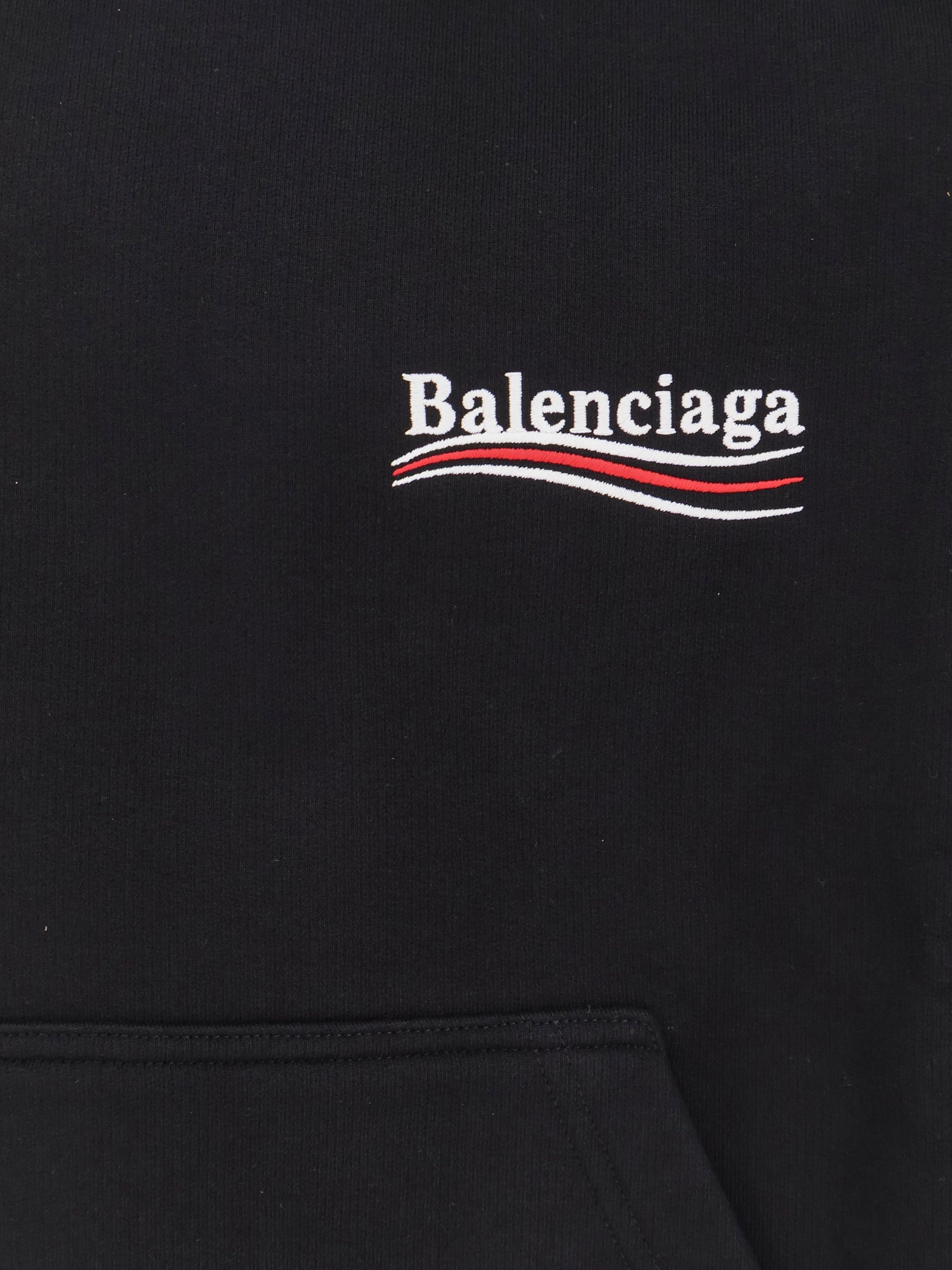 Balenciaga Cotton Sweatshirt With Political Campaign Logo - 3