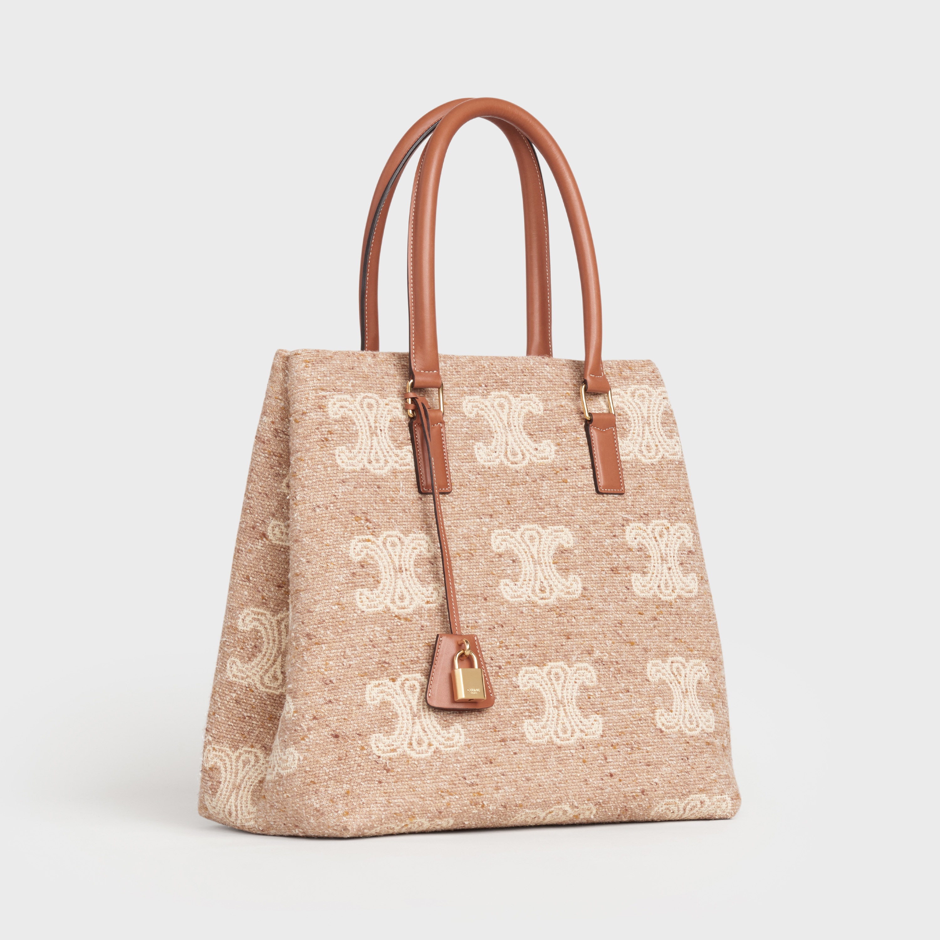 HORIZONTAL CABAS CELINE IN TRIOMPHE JACQUARD AND CALFSKIN - 2