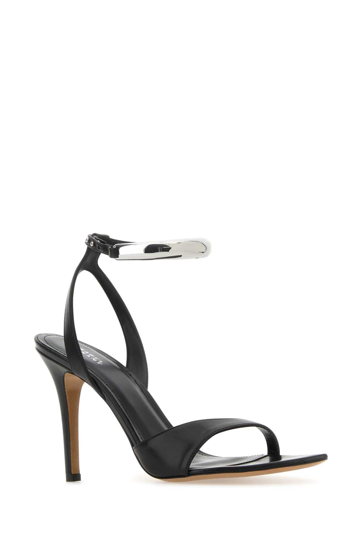 Isabel Marant Women Black Leather Yluan Sandals - 2
