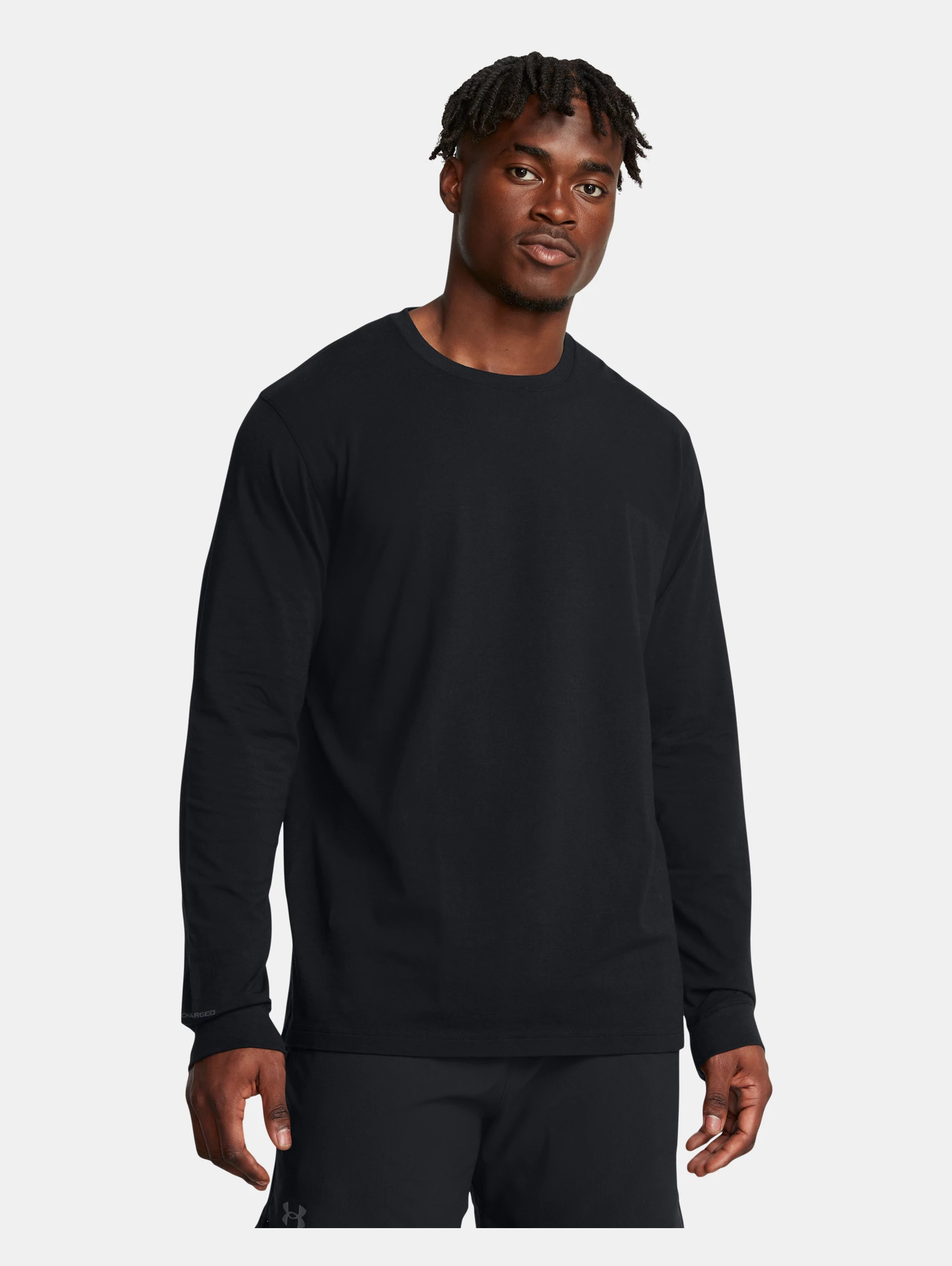 Men's UA Icon Charged Cotton® Long Sleeve - 2