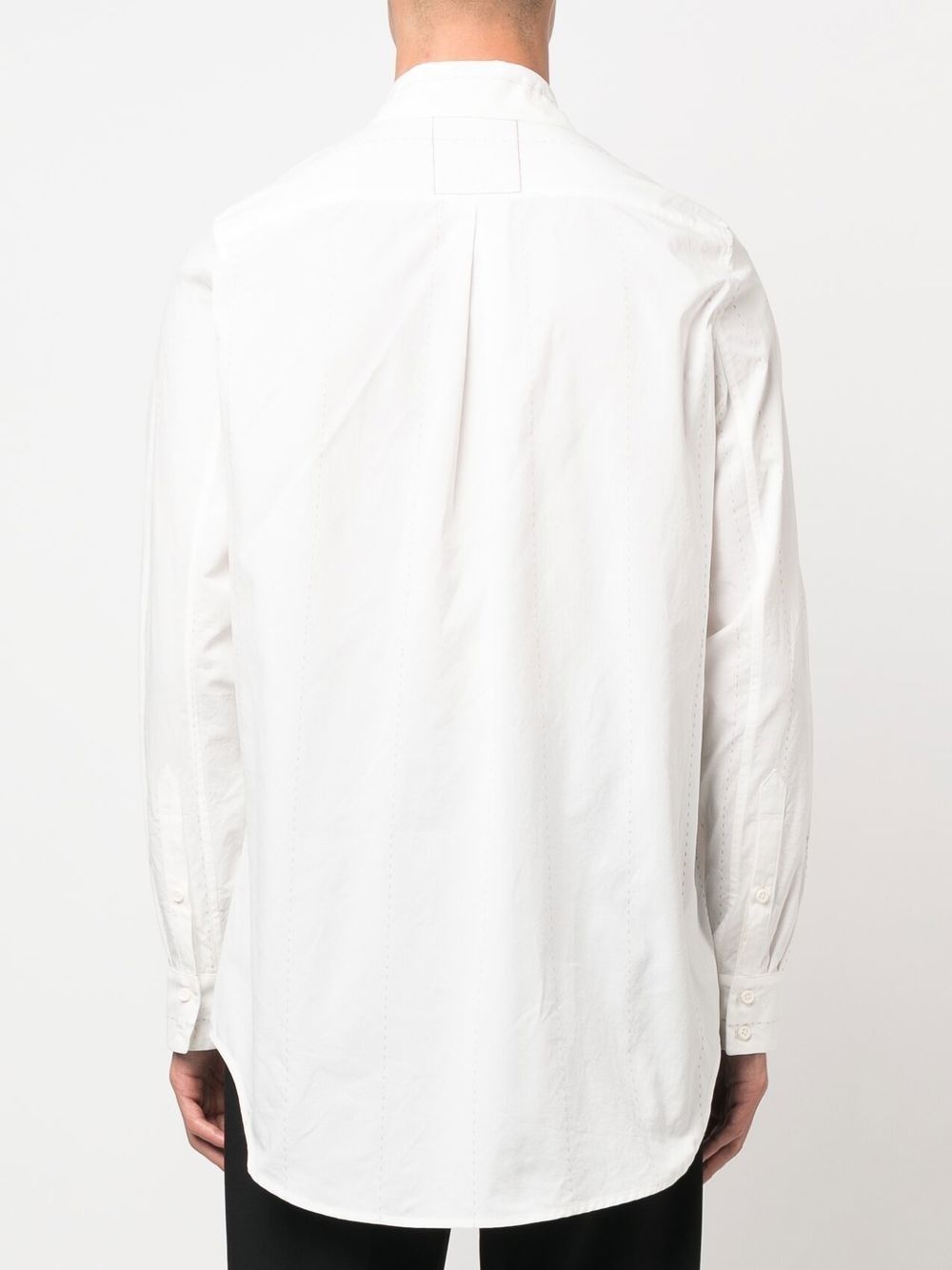 button-up pleated shirt - 4