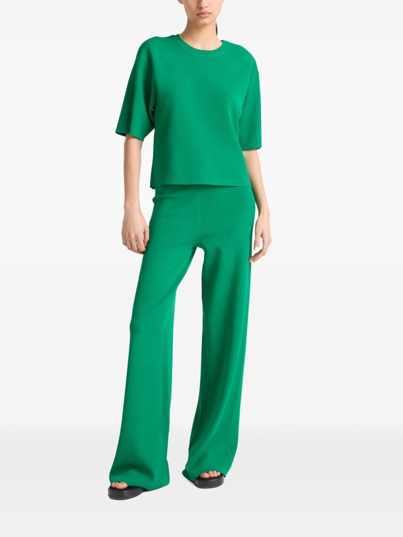 Yves Salomon knitted cropped T-shirt outlook