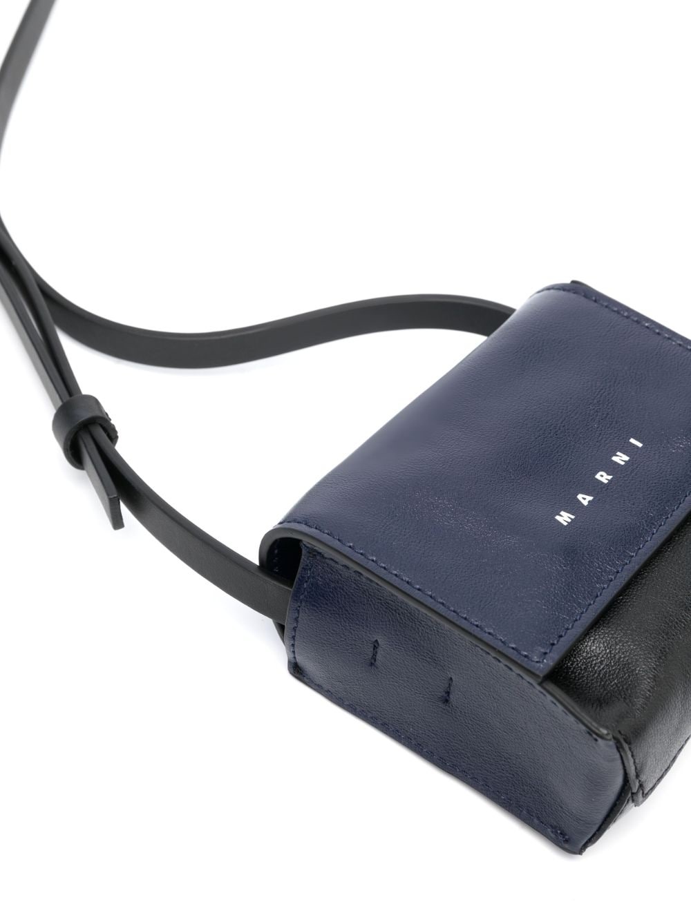 logo-print messenger bag - 4
