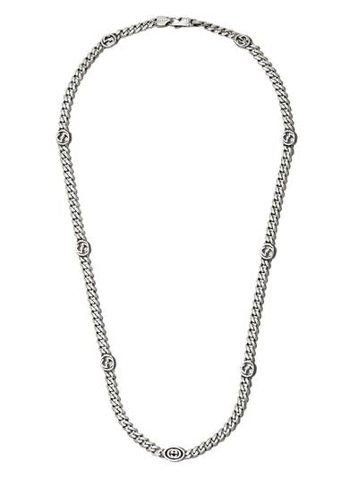 GUCCI Interlocking G station chain necklace outlook