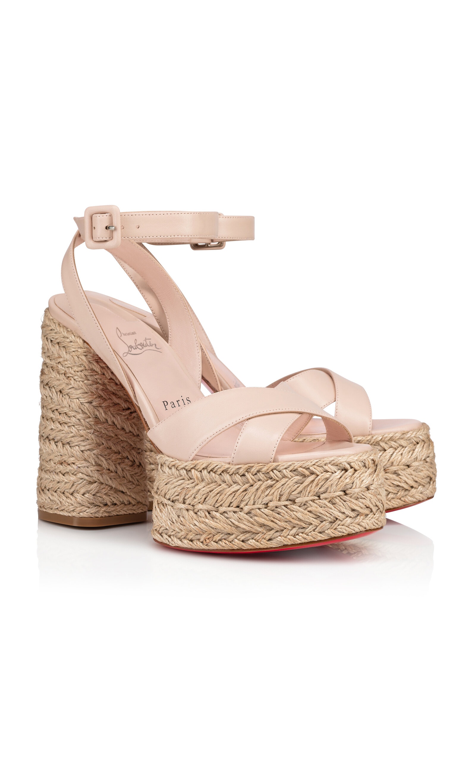 Super Mariza Leather Espadrille Sandals neutral - 5