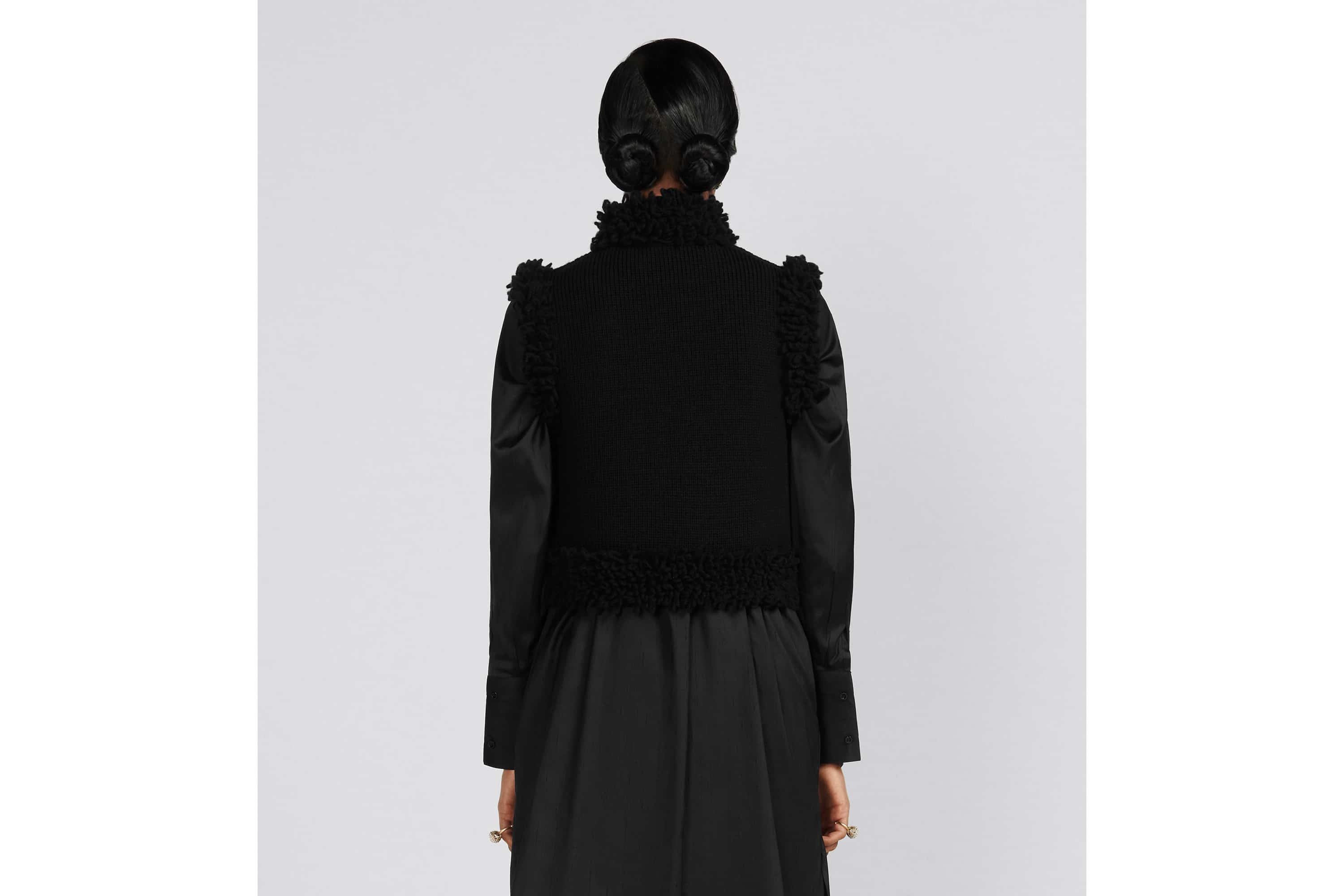 Sleeveless Knit Jacket - 6