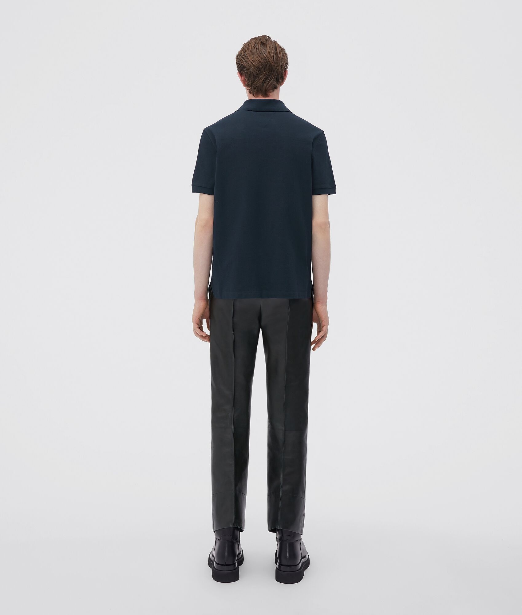 cotton piquet jersey polo - 3