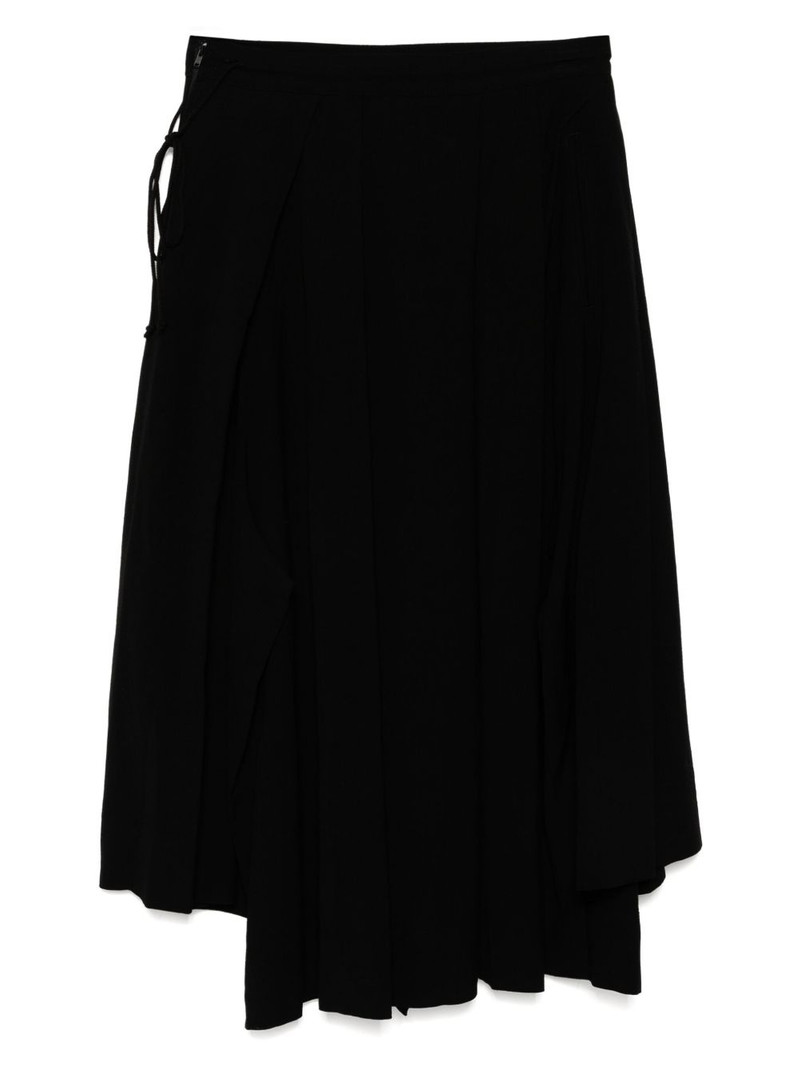Yohji Yamamoto pleated skirt outlook
