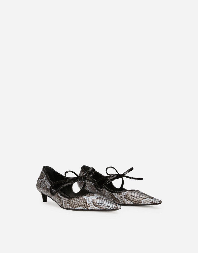 Python skin pumps 2