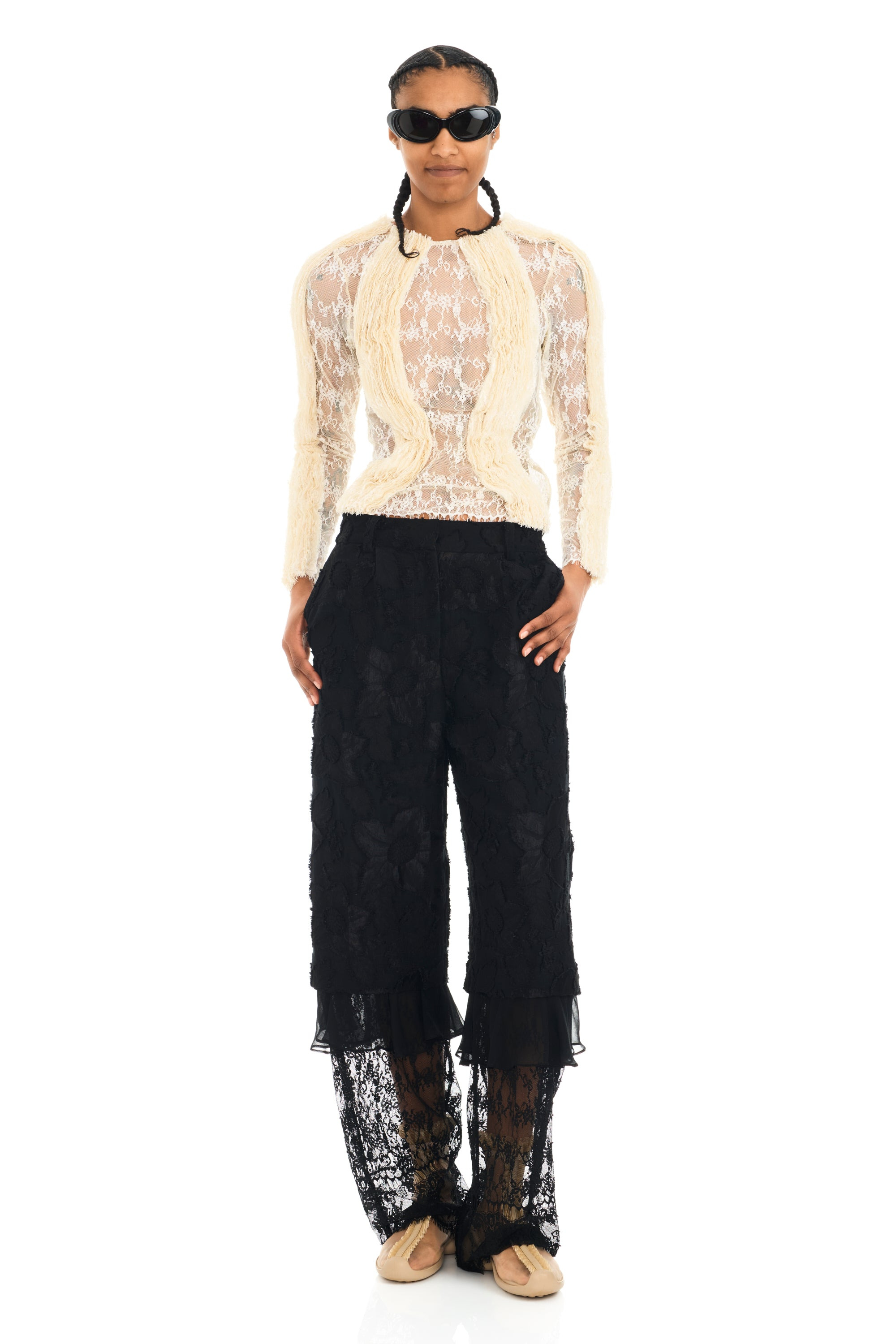 BLACK GERANIUM TROUSER - 2