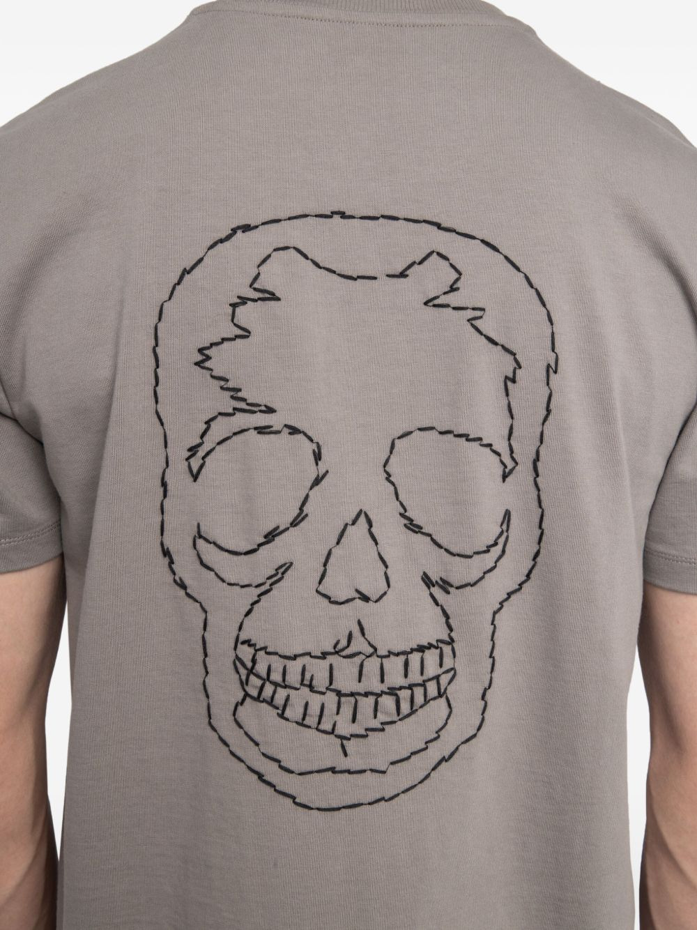 skull-print T-shirt - 5