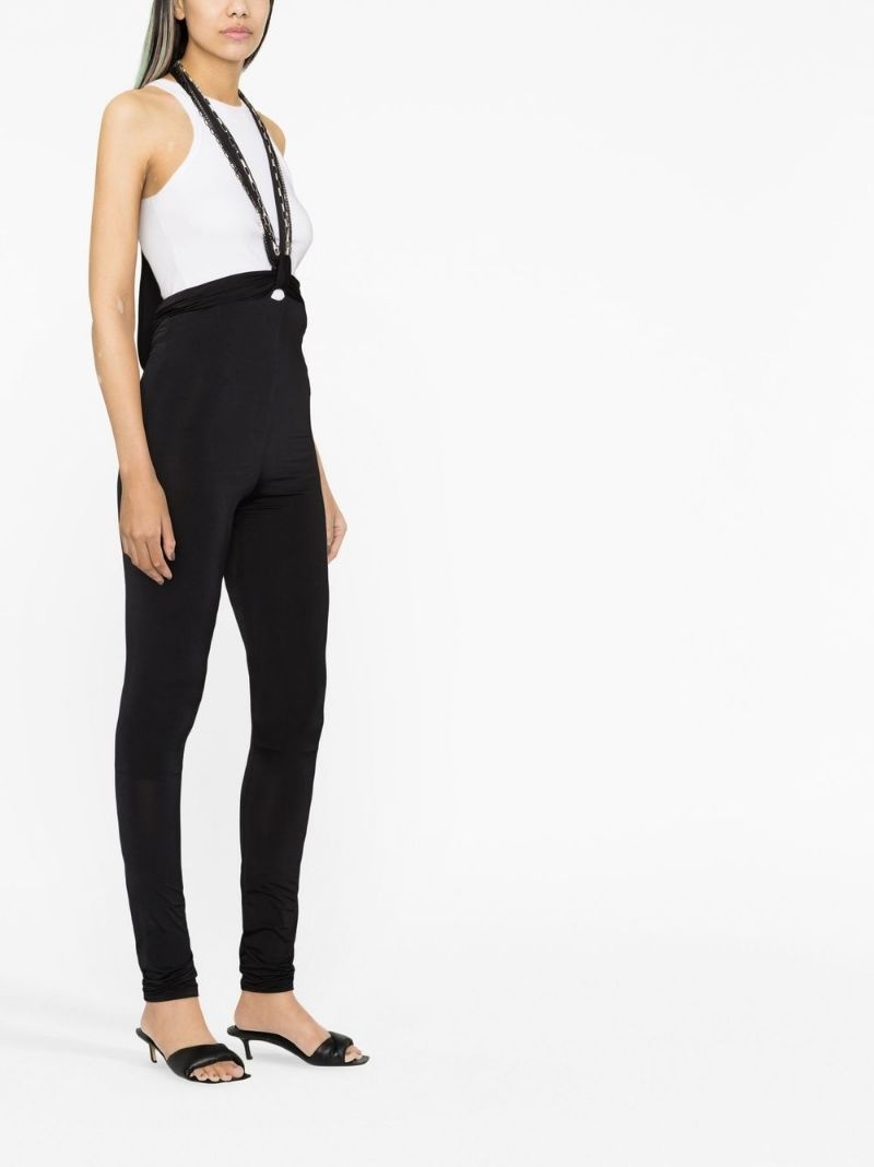 Ruby halterneck-strap trousers - 4