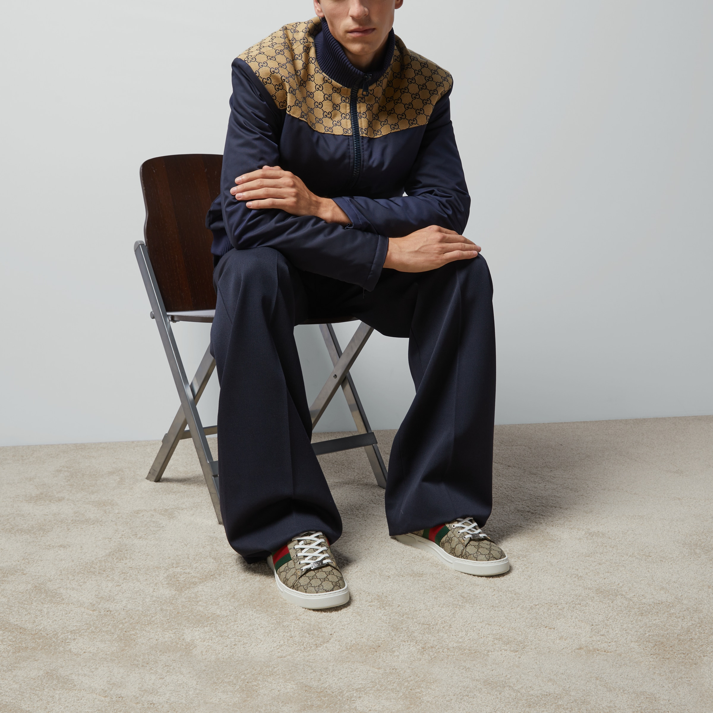 Men's Gucci Ace sneaker with Web - 3