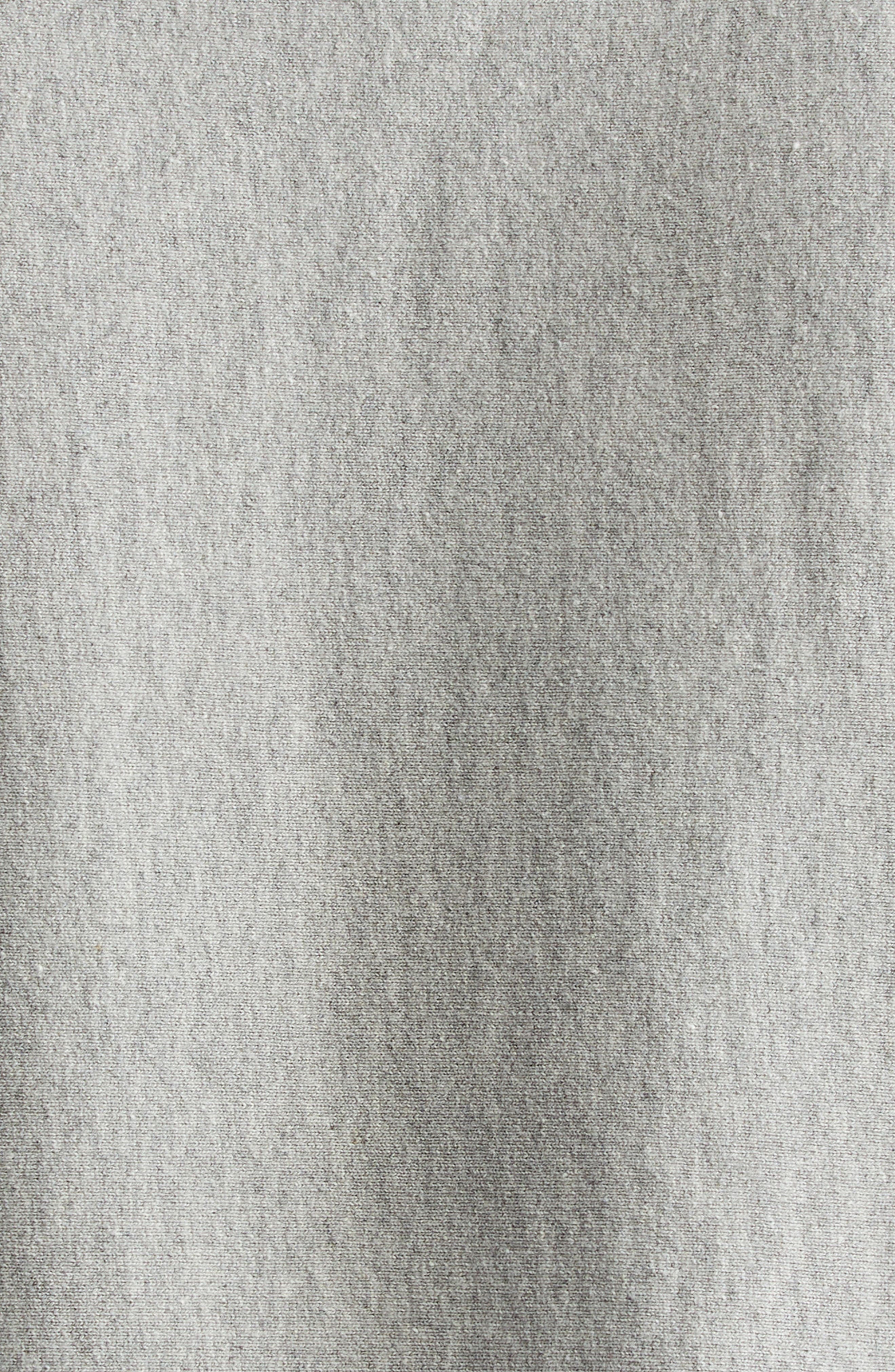 Noah Classic Cotton French Terry Crewneck Sweatshirt in Heather Grey at Nordstrom - 6