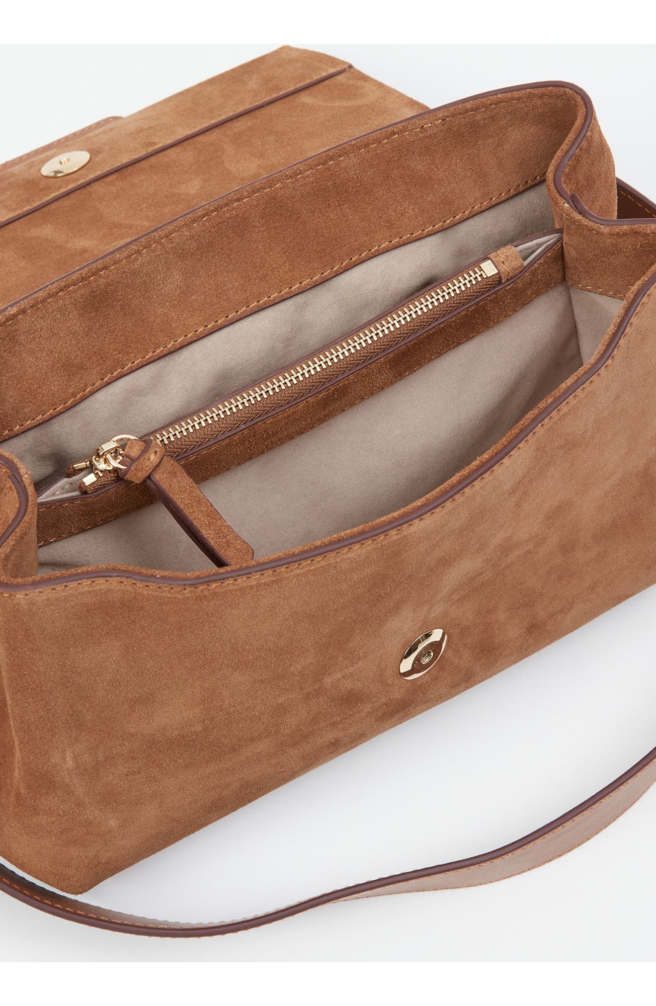 rag & bone Realm Suede Top Handle Bag in Golden Brown at Nordstrom - 3
