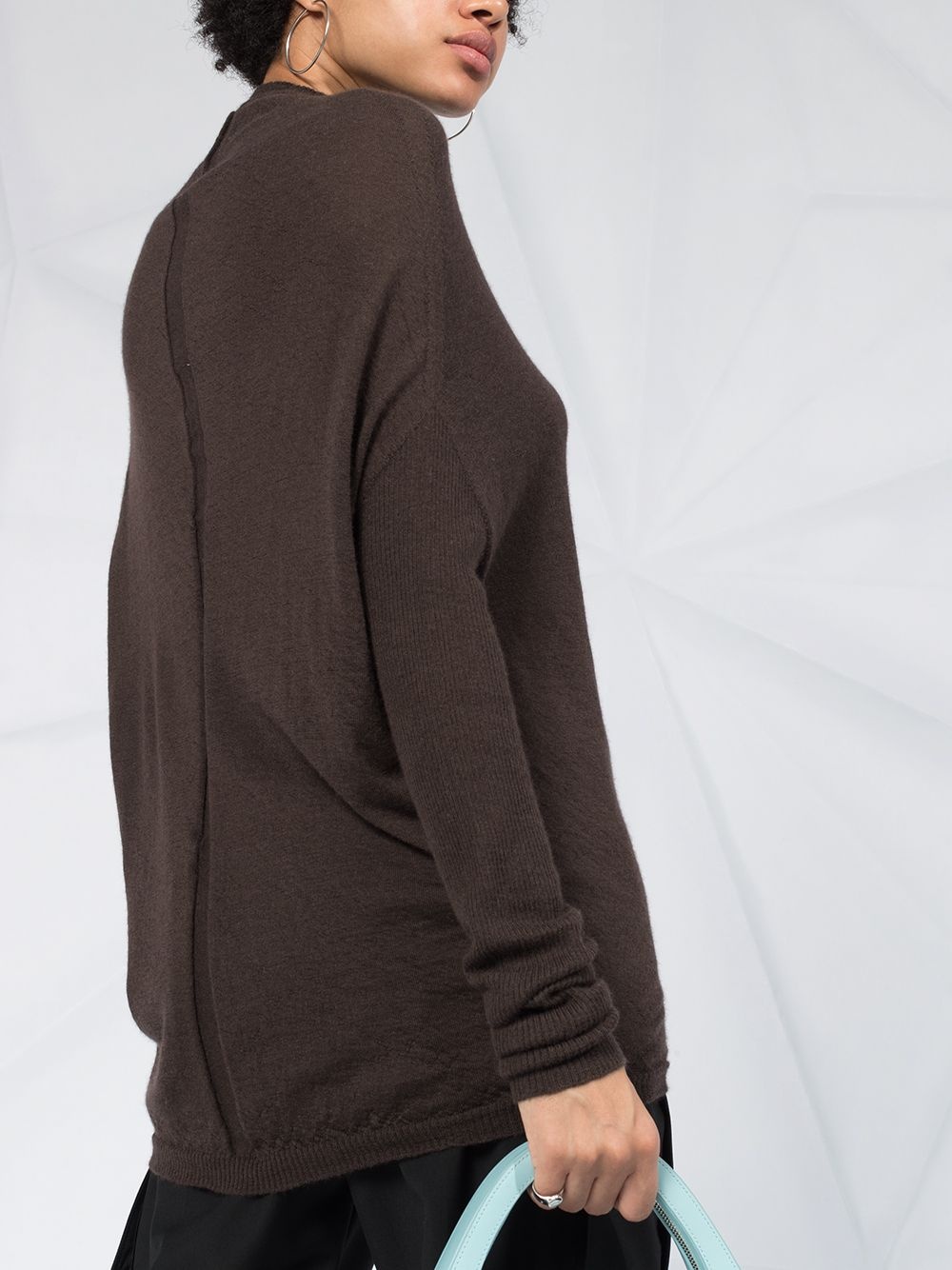 batwing cashmere jumper - 3