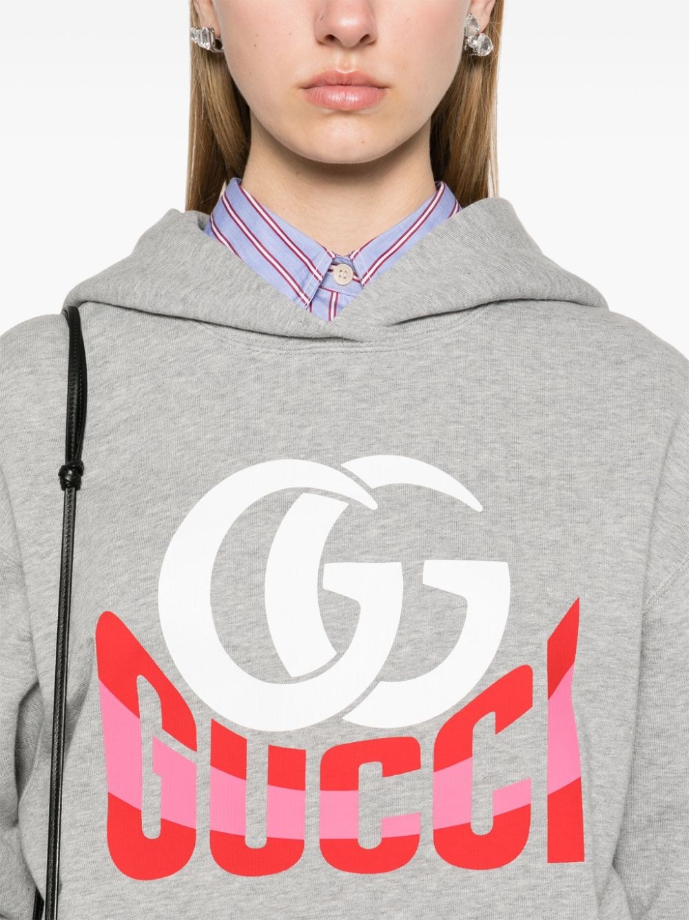 logo-print hoodie - 5