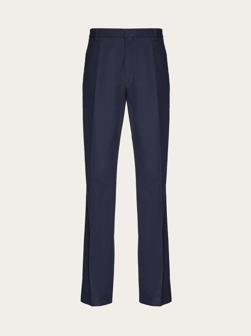 Flared chino trouser - 1