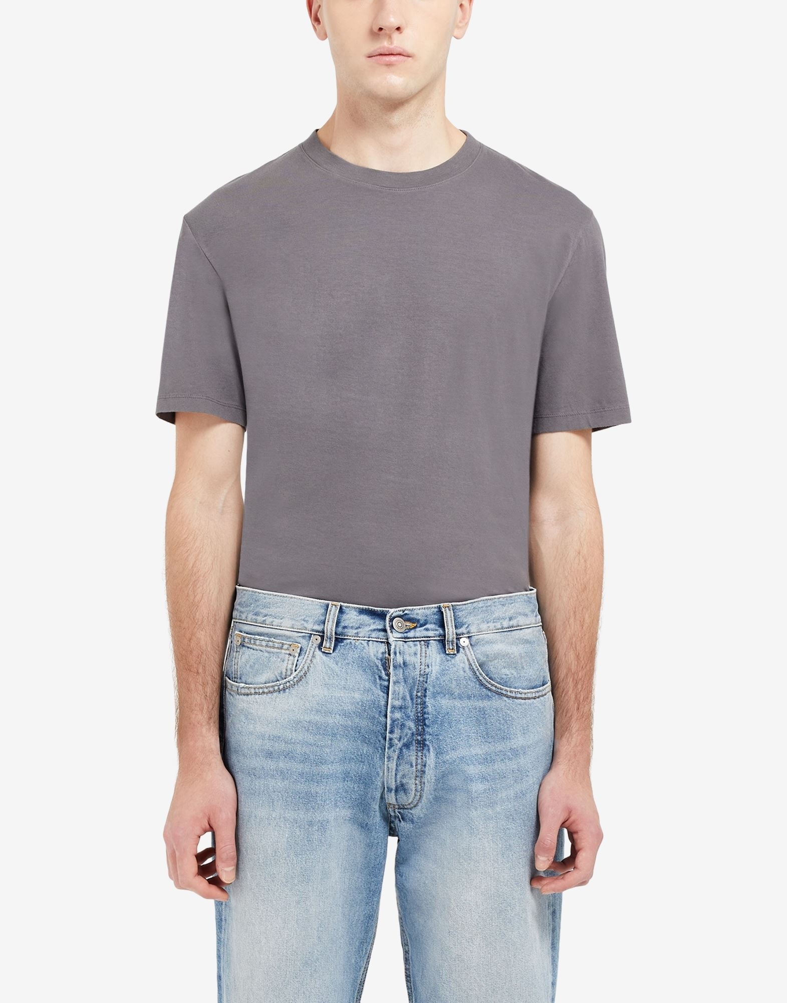 Denim slip technique' regular-fit jeans - 5