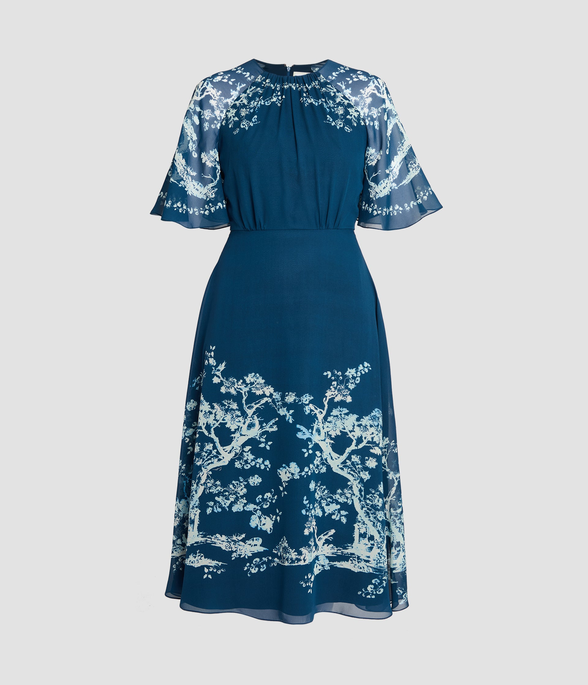 SHORT SLEEVE MIDI DRESS - 2