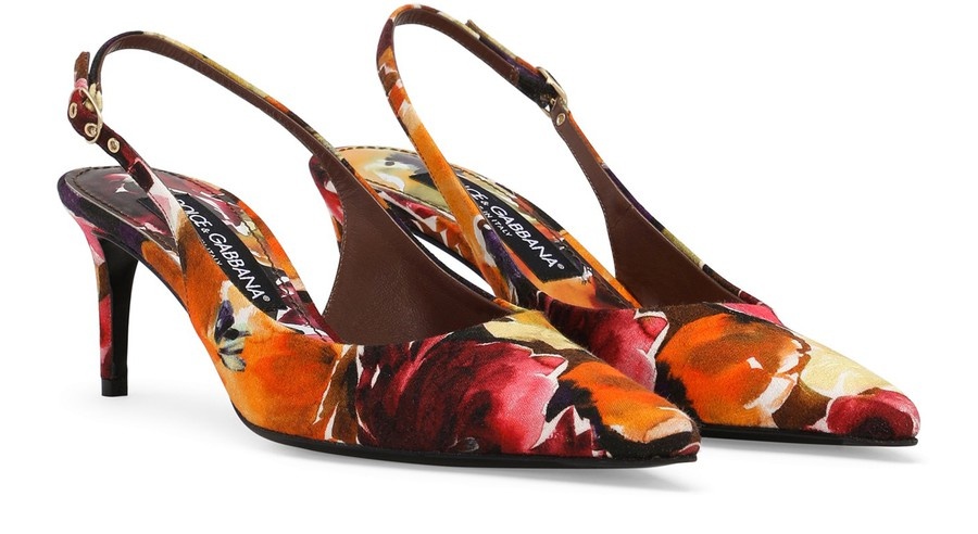 Brocade slingbacks - 2