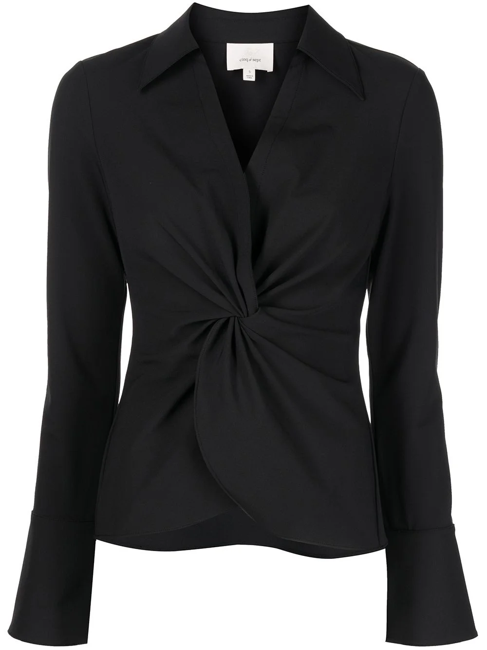 Mckenna knot-detail shirt - 1