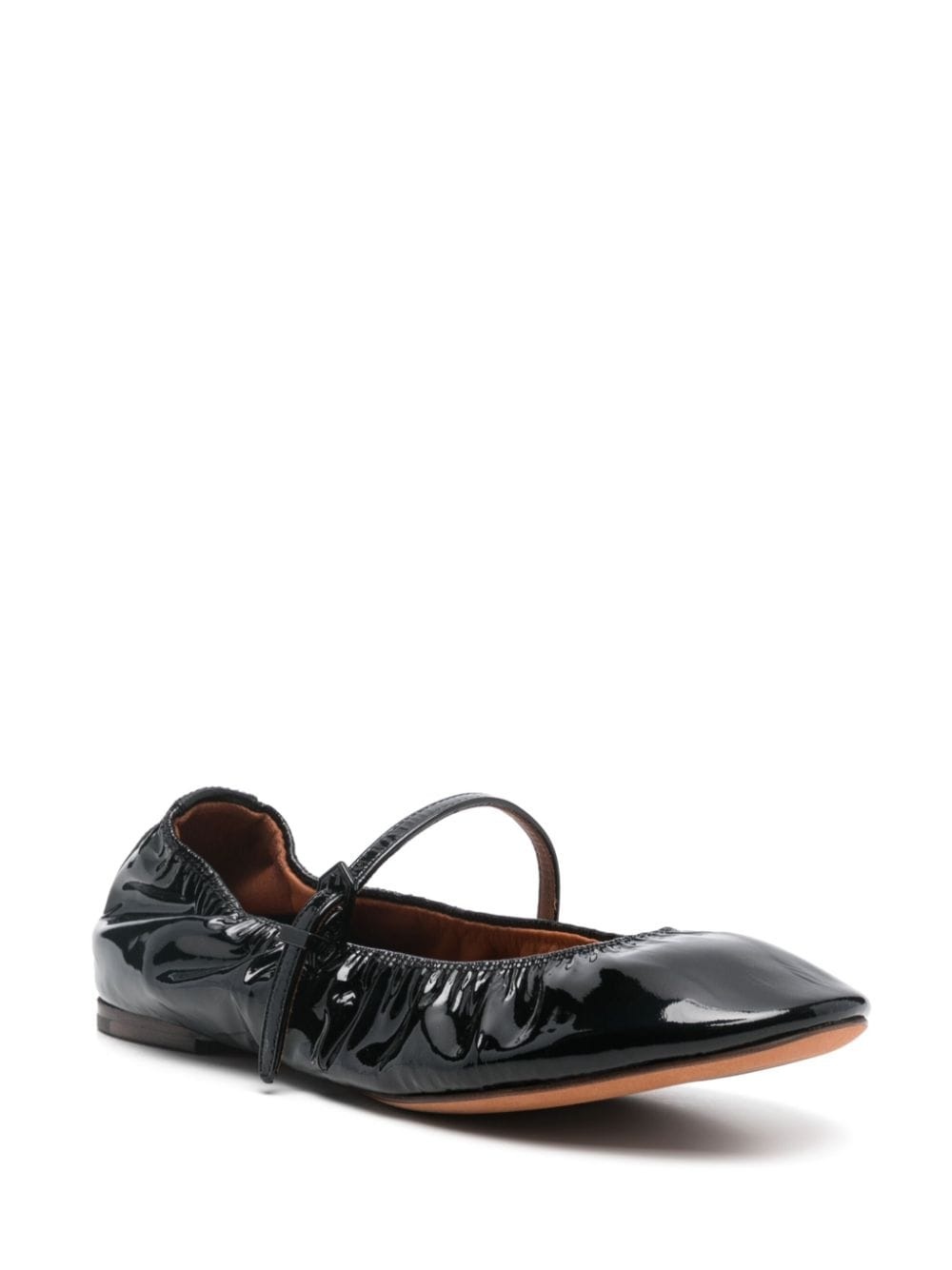 Mary Jane glossy ballet flats - 2