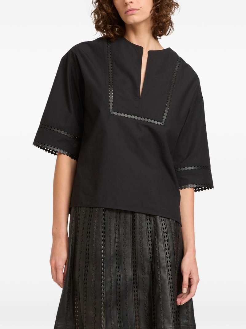 Yves Salomon short-sleeve blouse outlook