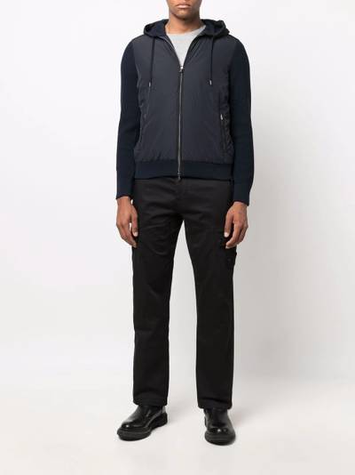 Herno cotton hooded jacket outlook