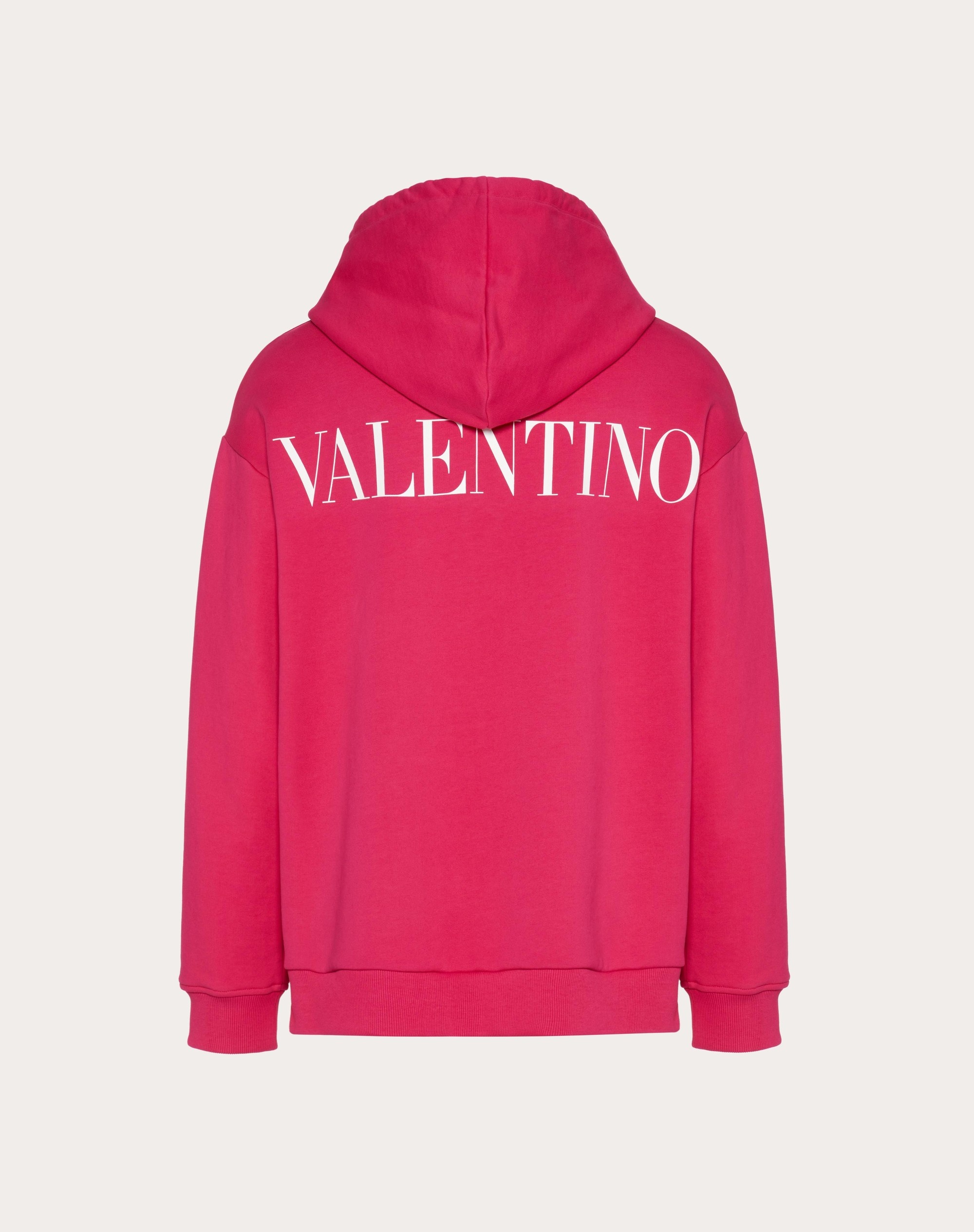 COTTON SWEATSHIRT WITH WASHED TAFFETA PANEL - 2