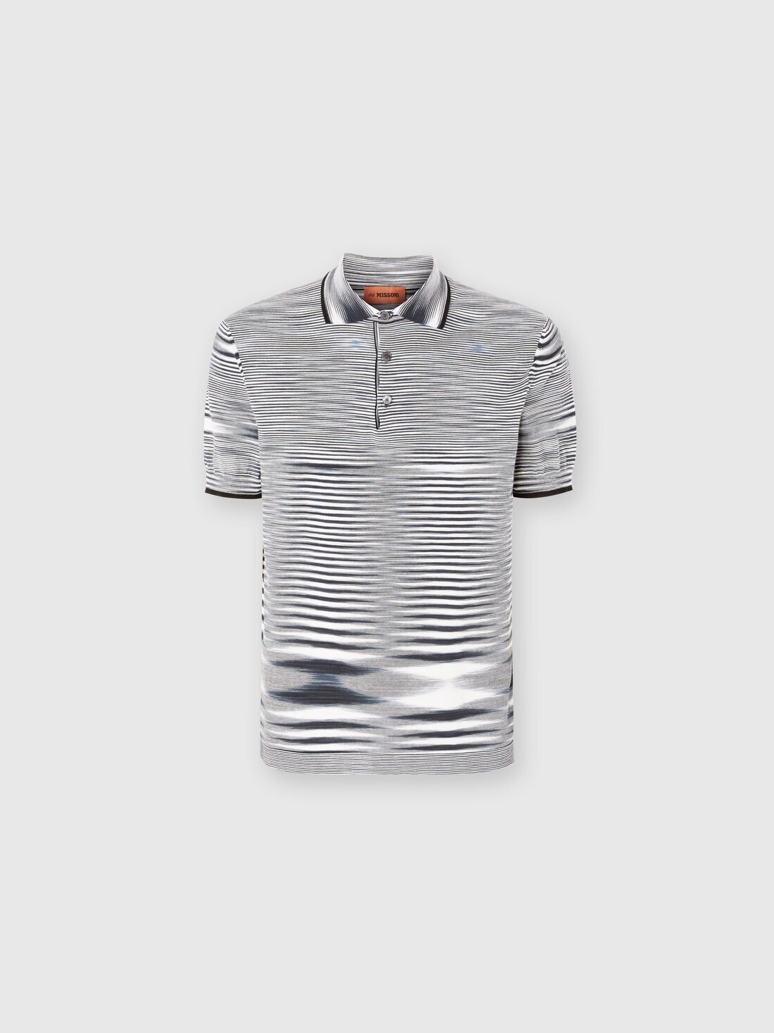 Slub cotton polo shirt - 1