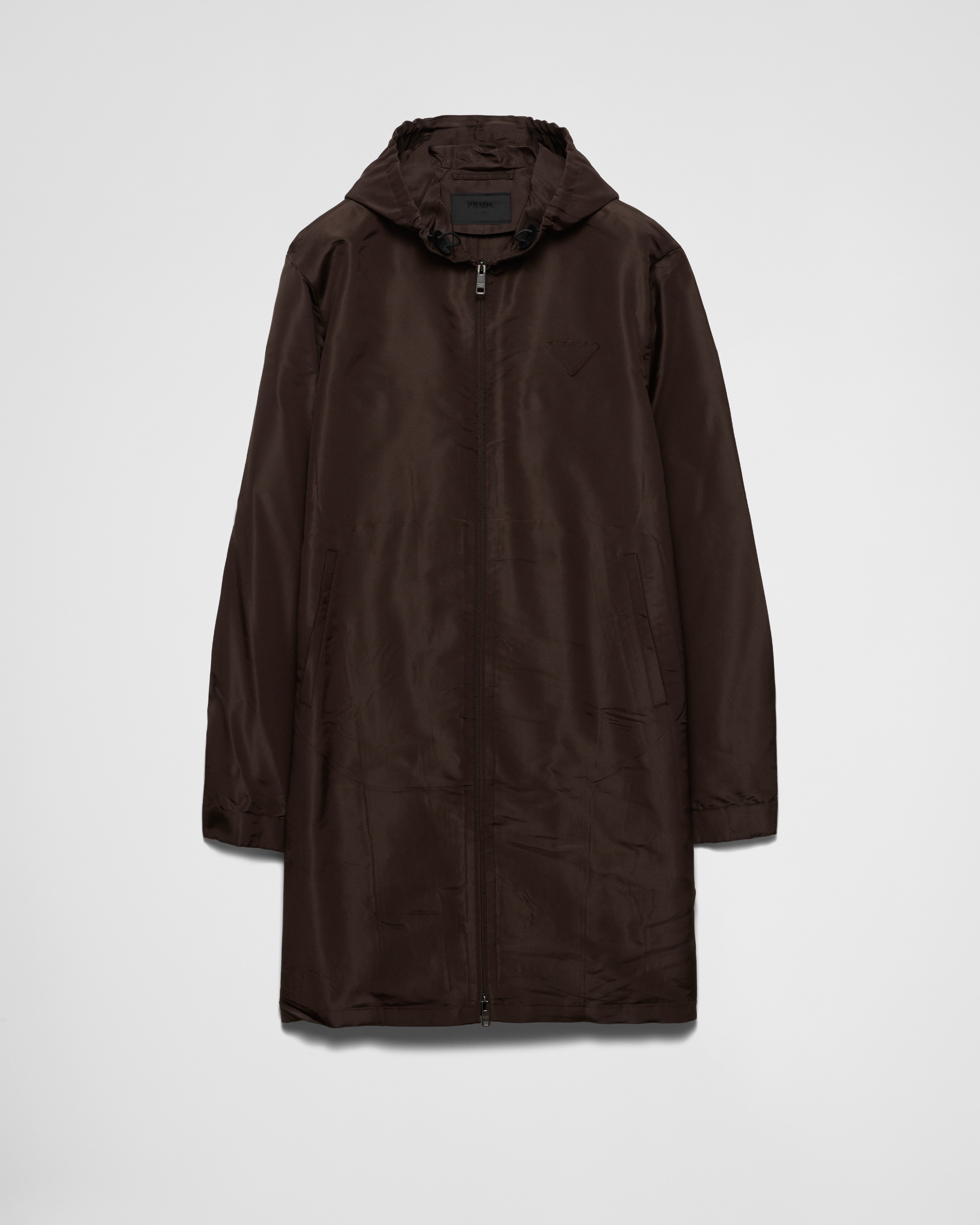 PRADA シルク オーバーコート Prada Silk overcoat | REVERSIBLE