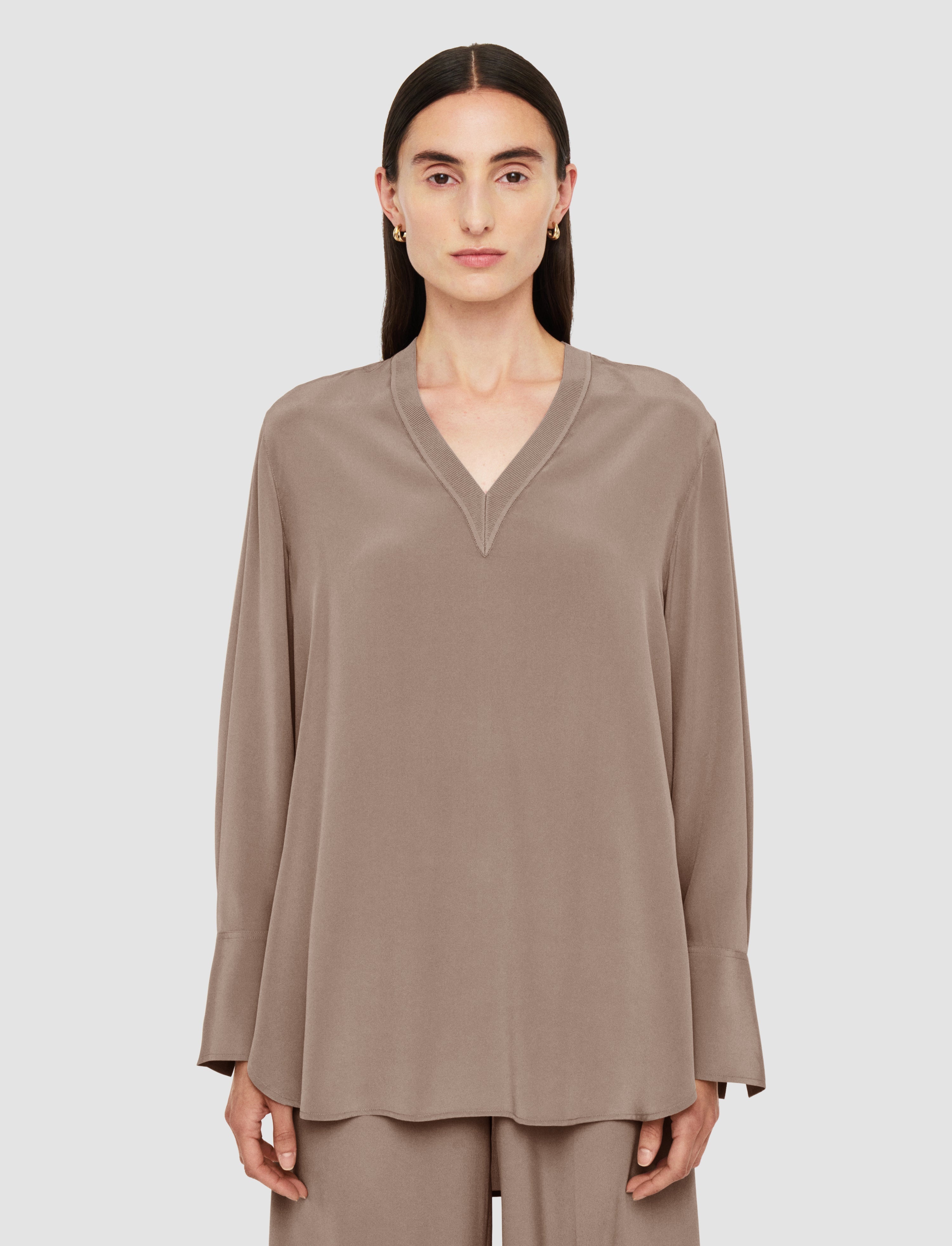 Miller Crepe de Soie Silk Blouse - 3
