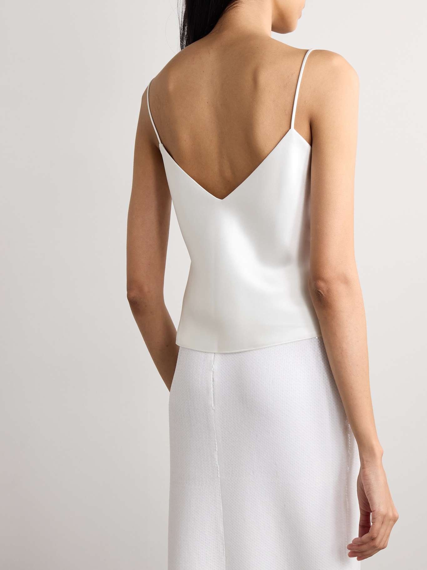 Ischia satin camisole Off-white - 4