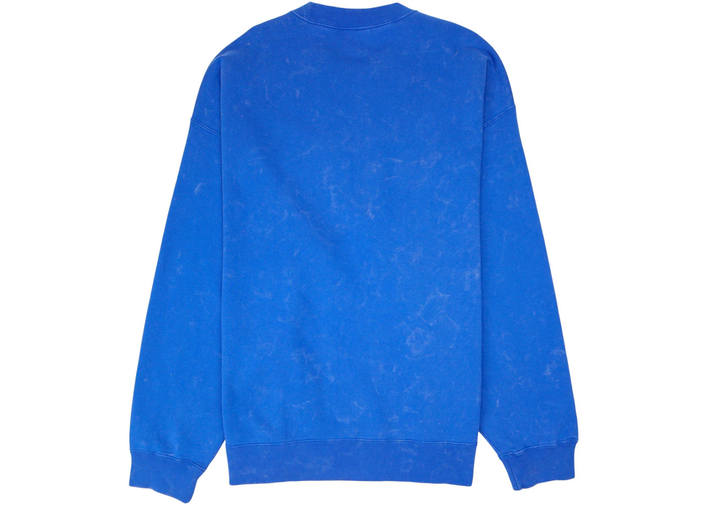 Nike x Stussy Acid Wash Crew Fleece Blue - 2